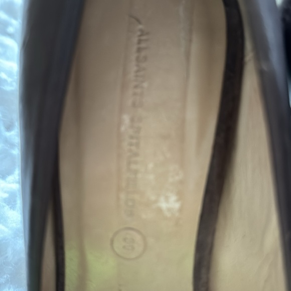 AllSaints Spitafield Ovid Lucite Clear Platform Wedge Heel Pump Women US 9 EU 39 - Picture 4 of 5